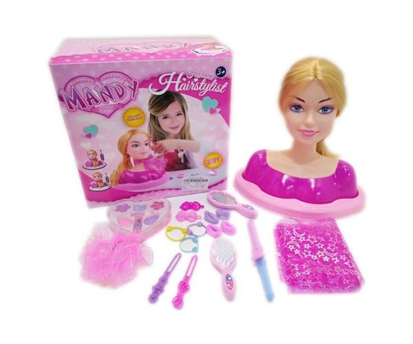 Mandy HairStylist fodrászolható és sminkelhető babafej