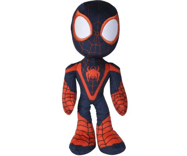 Marvel: Amazing Friends - Pókember Miles Morales plüssfigura sötétben világító szemekkel 25cm