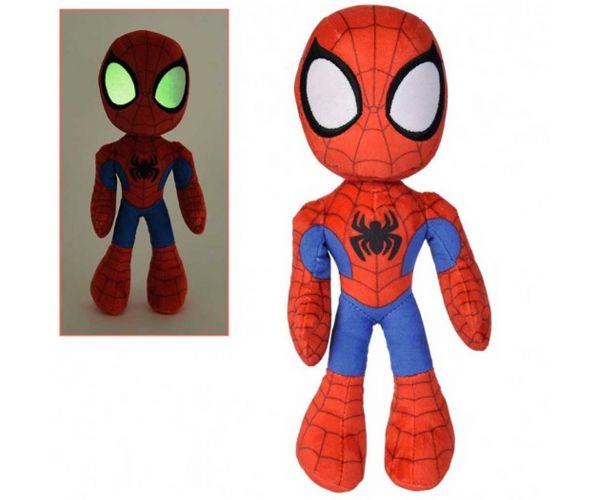 Marvel: Amazing Friends - Pókember Póki plüssfigura sötétben világító szemekkel 25cm