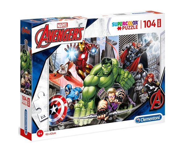 Marvel Bosszúállók 104db-os Maxi Puzzle - Clementoni