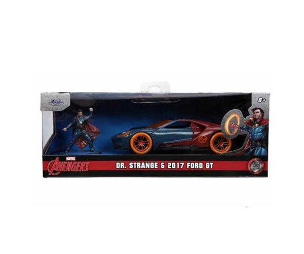 Marvel: Dr. Strange figura és 2017 Ford GT autómodell 1/32 - Simba Toys
