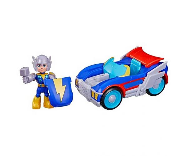 Marvel Vasember és csodálatos barátai - Thor és Thunder Roadracer járműve - Hasbro