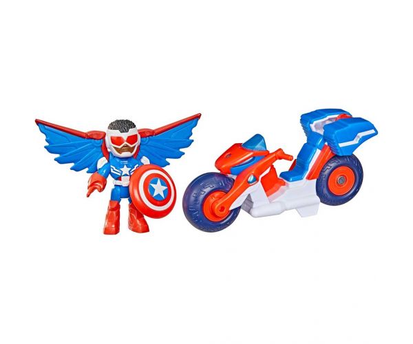Marvel Vasember és csodálatos barátai - Amerika kapitánya és Super Bike járműve - Hasbro