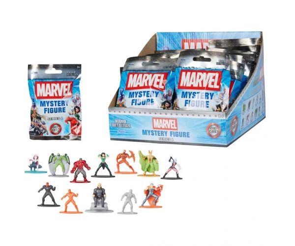 Marvel: Nano Metalfigs fém meglepetés figura, többféle, 1 db - Jada Toys