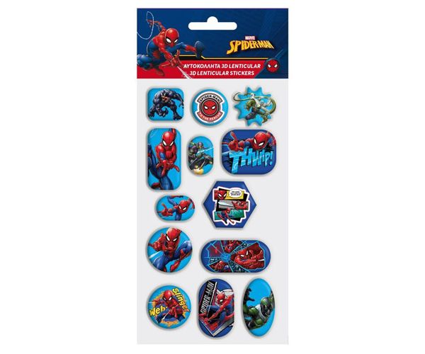 Marvel: Pókember 3D-s hologramos 13db-os matrica szett
