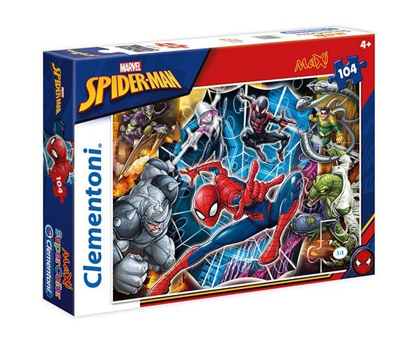 Marvel Pókember és ellenfelei 104db-os Maxi Puzzle - Clementoni