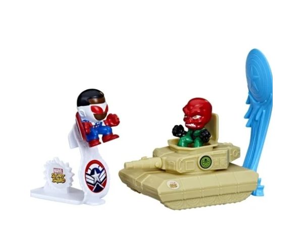 Marvel Stunt Squad: Amerika Kapitány vs. Vörös Koponya kilövőjáték szett - Hasbro