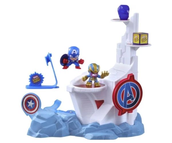 Marvel Stunt Squad: Amerika Kapitány vs. Thanos kilövőjáték szett - Hasbro