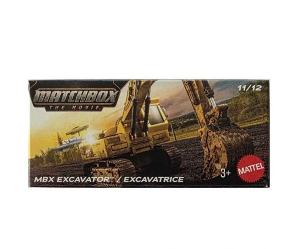 Matchbox A Film: MBX Excavator papírdobozos markológép 1/64 – Mattel