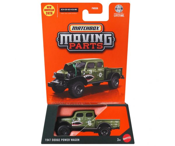Matchbox Moving Parts: 1947 Dodge Power Wagon nyitható kisautó 1/64 - Mattel