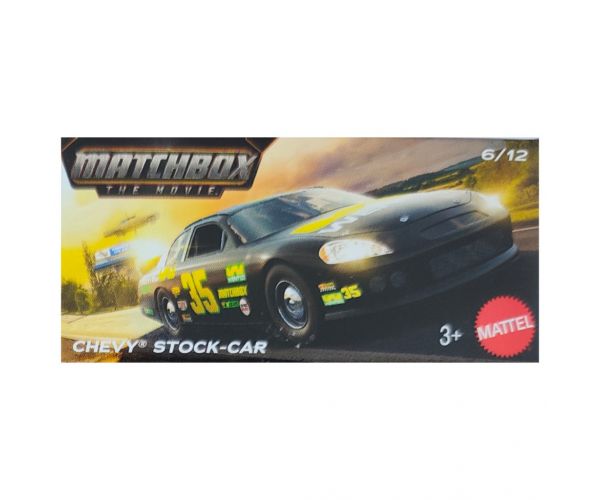 Matchbox: Papírdobozos Chevy Stock-Car kisautó 1/64 - Mattel