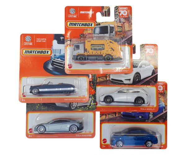Matchbox: Gyűjthető kisautók 1/64 méretarányban 1db - Mattel
