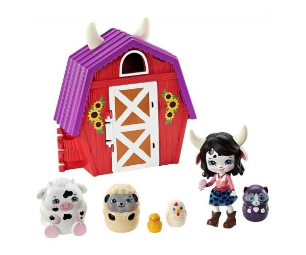 Enchantimals: Telis-Tele Kuckó bocifarm szett - Mattel