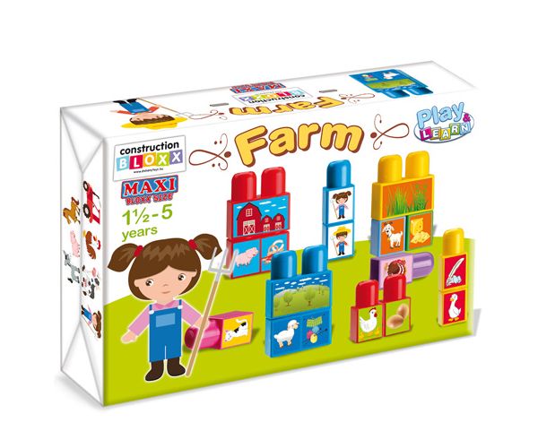 Maxi Bloks Farm építőjáték