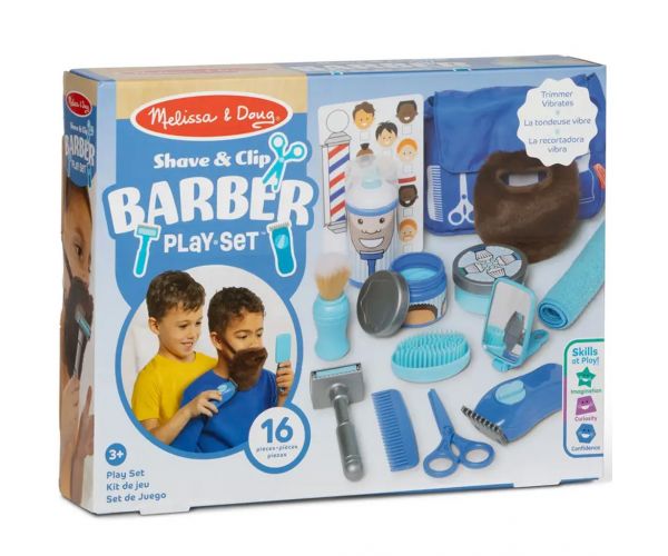 Melissa&Doug: Barber shop borbély játékszett - Spin Master