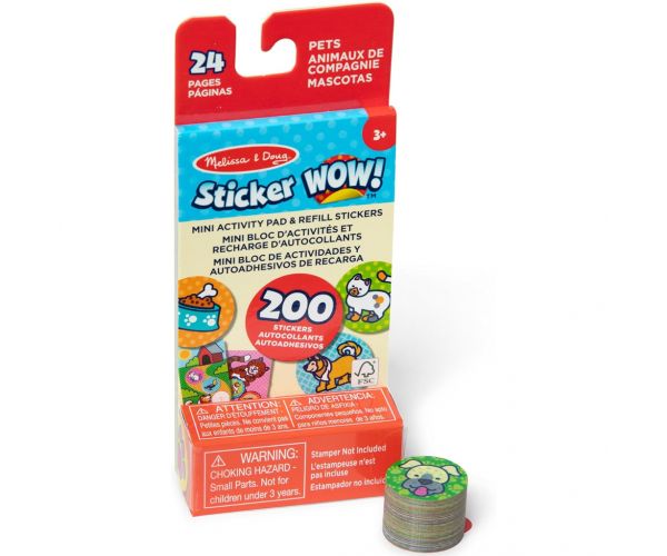 Melissa&Doug: Mini Sticker Wow! - Állatok - Spin Master