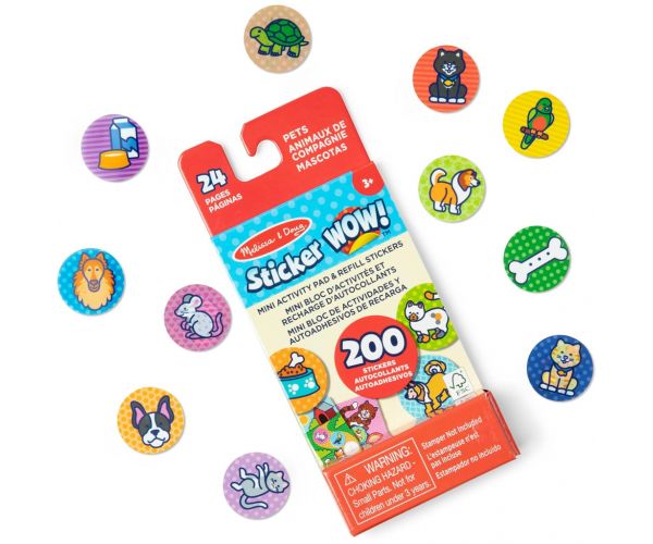 Melissa&Doug: Mini Sticker Wow! - Állatok - Spin Master
