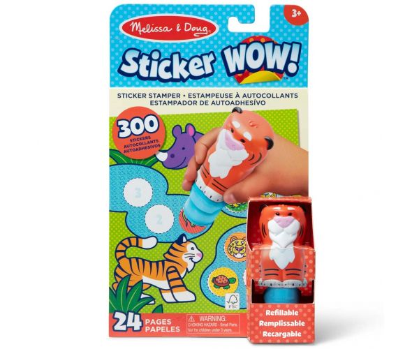 Melissa&Doug: Sticker WOW! Matrica pecsételő – Tigris – Spin Master