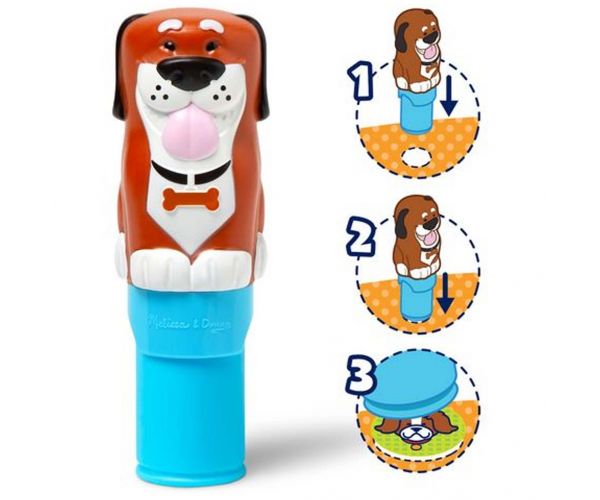 Melissa&Doug: Sticker WOW! Matrica pecsételő – Kutya – Spin Master
