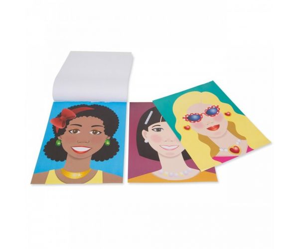 Melissa & Doug: Készíts arcot matricás kreatív szett