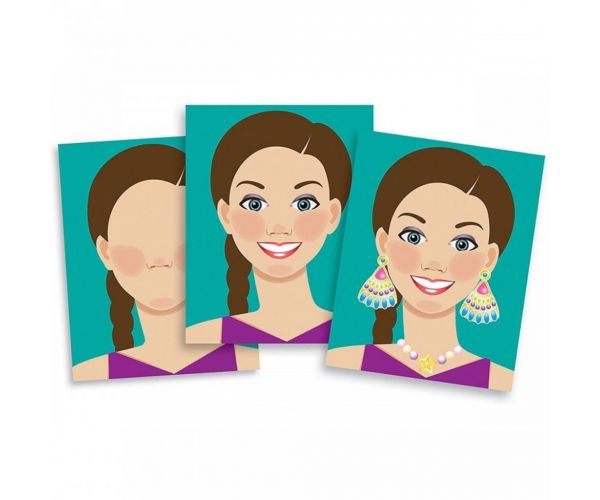 Melissa & Doug: Készíts arcot matricás kreatív szett