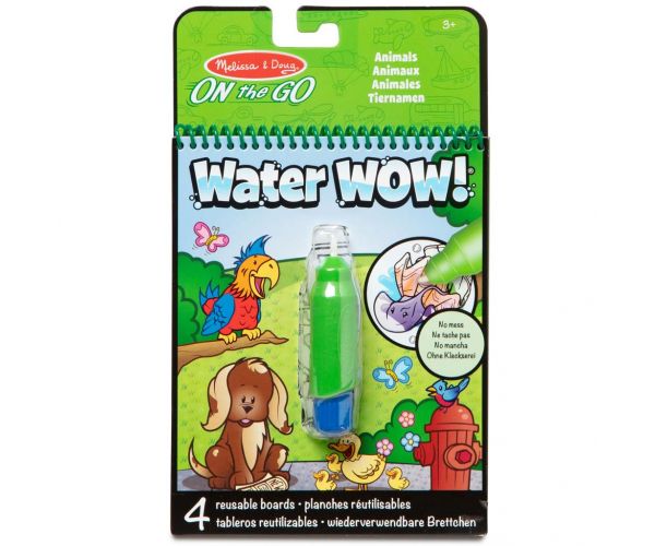 Melissa&Doug: Water WOW! Rajzolás vízzel - Állatok – Spin Master