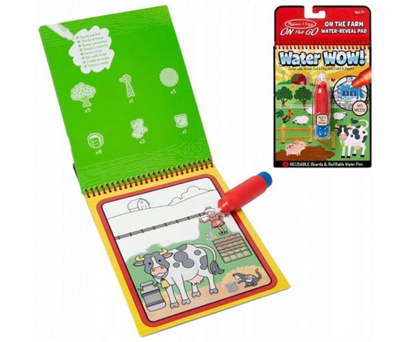 Melissa&Doug: Water WOW! rajzolás vízzel - Farm - Spin Master