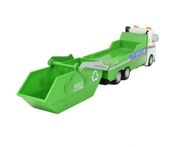 Metal Gear: Fém lendkerekes hulladékszállító kamion többféle változatban 19cm 1db