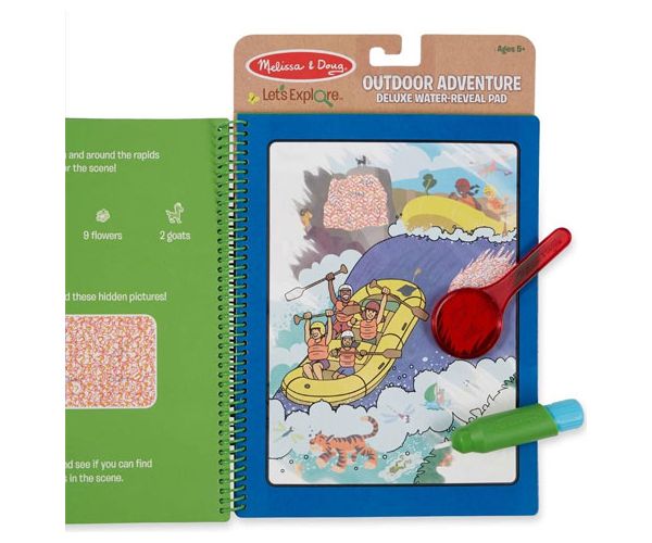 Melissa & Doug: Rajzolás vízzel deluxe: Kalandozás kreatív játék