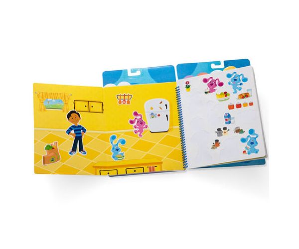Melissa & Doug: Azúrkék újrahasználható matricás füzet