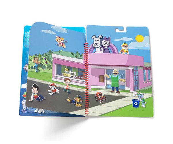 Melissa & Doug: Mancs őrjárat Kaland-öböl pufi matricás füzet