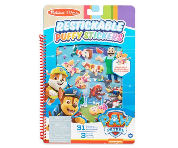 Melissa & Doug: Mancs őrjárat Kaland-öböl pufi matricás füzet