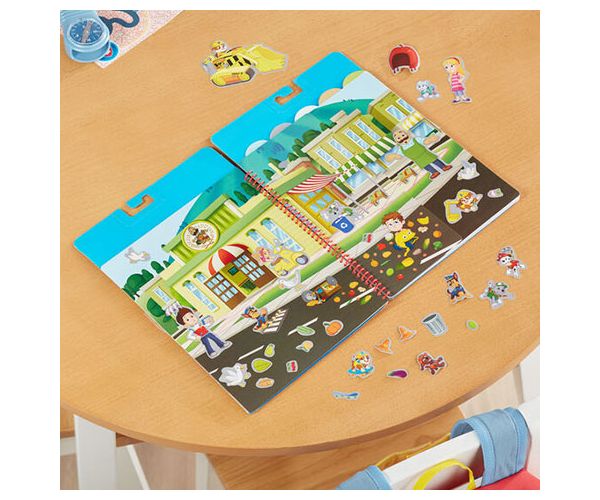 Melissa & Doug: Mancs őrjárat Kaland-öböl újrahasználható matricás füzet