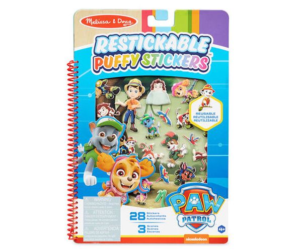 Melissa & Doug: Mancs őrjárat Dzsungel pufi matricás füzet