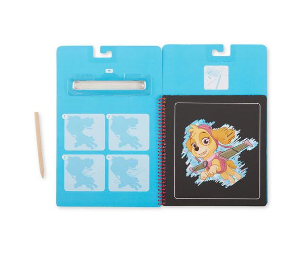 Melissa & Doug: Mancs őrjárat Skye képkarc kreatív játék
