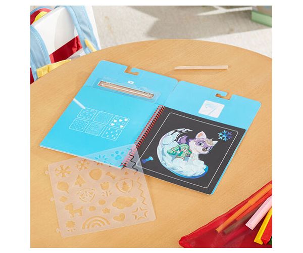 Melissa & Doug: Mancs őrjárat Skye képkarc kreatív játék