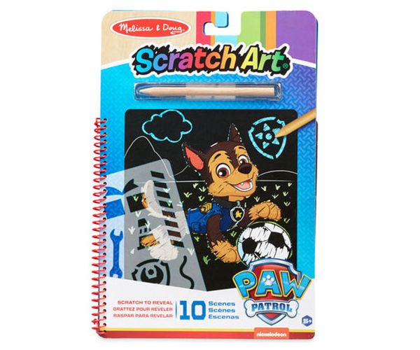 Melissa & Doug: Mancs őrjárat Chase képkarc kreatív játék