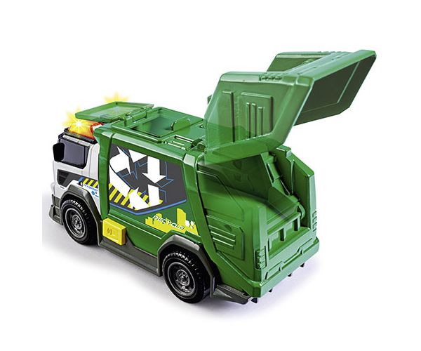 Városi kukásautó fénnyel és hanggal 15cm - Dickie Toys