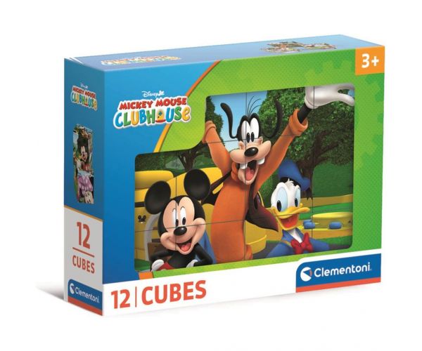 Mickey egér 12db-os mesekocka - Clementoni