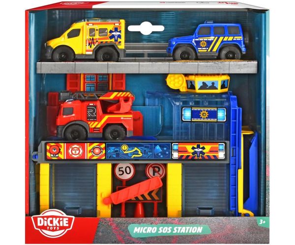 Micro SOS Station szett - Dickie Toys