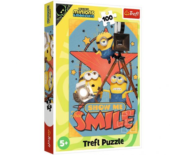 Minyonok 3 Mosolyogj! 100db-os puzzle - Trefl