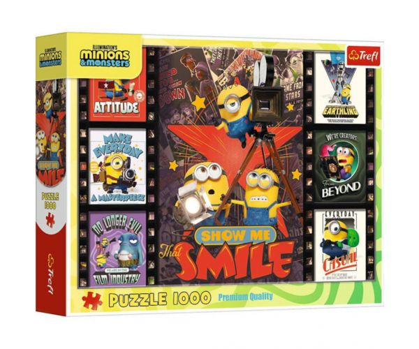 Minyonok 3 filmkockák 1000 darabos puzzle - Trefl