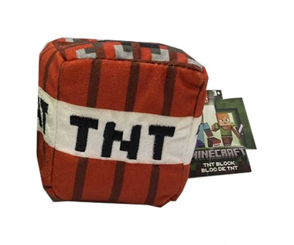 Minecraft Blocks plüss figura - TNT Block figura - Mattel