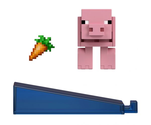 Minecraft: Malac figura kiegészítőkkel - Mattel
