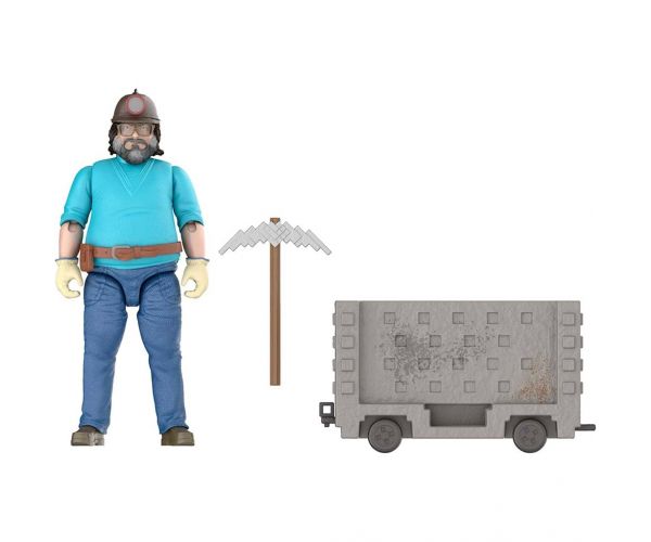 Minecraft A Film - Steve és a bányakocsi játékszett - Mattel