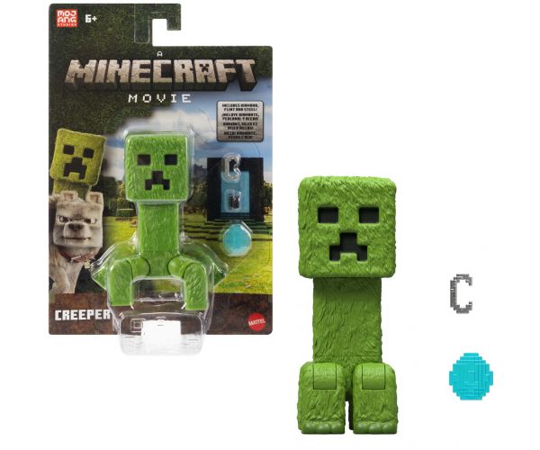 Minecraft: Egy Minecraft film Creeper akciófigura kiegészítőkkel - Mattel