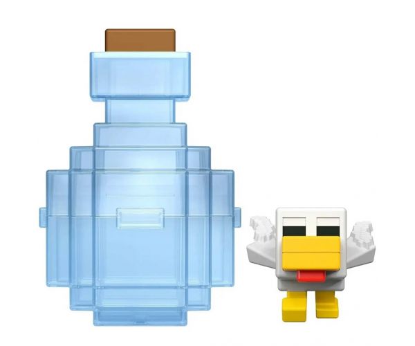 Minecraft Reveal minifigura fehér dobozban - Mattel