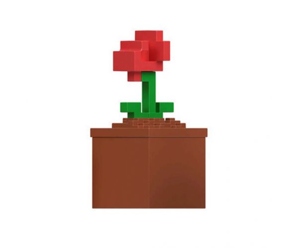 Minecraft Reveal minifigura tárolóban - Pipacs - Mattel