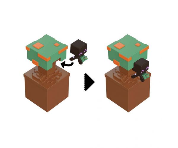 Minecraft Reveal minifigura tárolóban - Azálea - Mattel