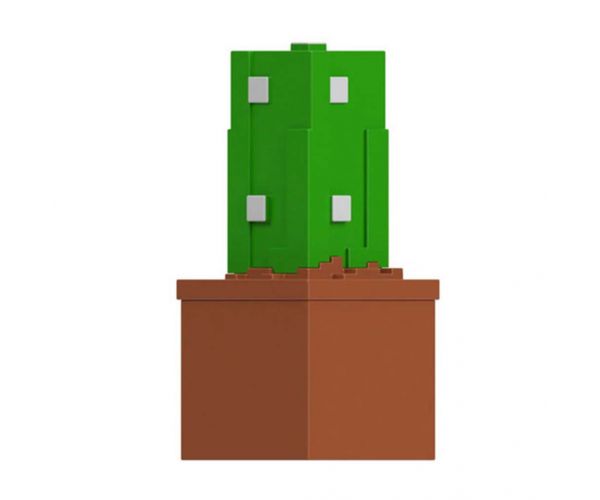 Minecraft Reveal minifigura tárolóban - Kaktusz - Mattel